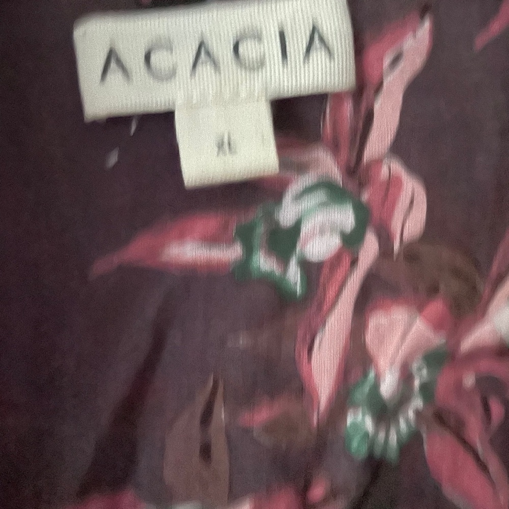 Acacia Swimwear Kelia Top Orchid Print Size XL Beachwear - Picture 2 of 3